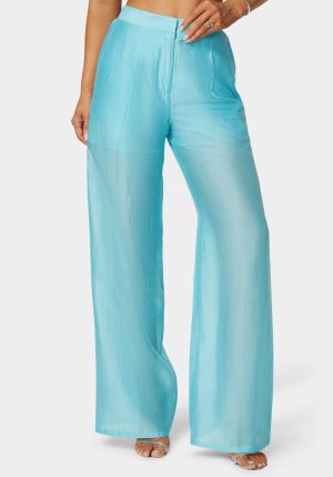 High Waist Palazzo Leg Pull On Pant